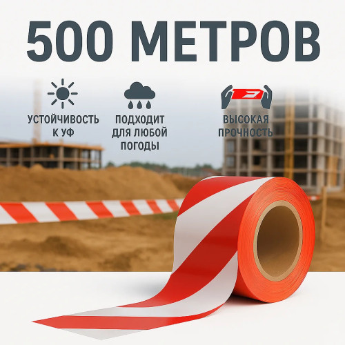 Лента сигнальная 500 м