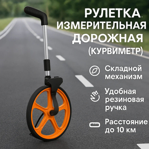 Рулетка измерительная дорожная, колесо